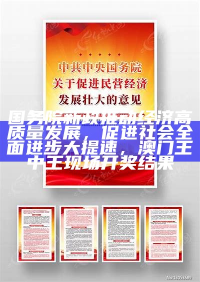 国务院新政推动经济高质量发展，促进社会全面进步大提速， 澳门王中王现场开奖结果